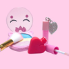 Bộ son môi Pink Heart Lip Glaze cho trẻ em Series C2109